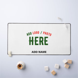 STYLISH MODERN CUSTOMIZABLE WHITE VERIFIED BRANDED DESK MAT