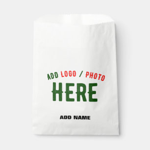 STYLISH MODERN CUSTOMIZABLE WHITE VERIFIED BRANDED FAVOUR BAGS