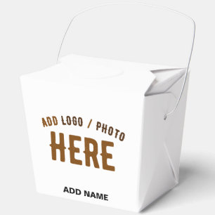 STYLISH MODERN CUSTOMIZABLE WHITE VERIFIED BRANDED FAVOUR BOX