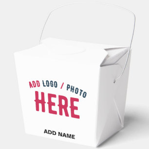 STYLISH MODERN CUSTOMIZABLE WHITE VERIFIED BRANDED FAVOUR BOX