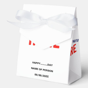 STYLISH MODERN CUSTOMIZABLE WHITE VERIFIED BRANDED FAVOUR BOX