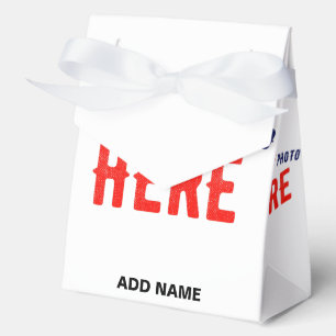 STYLISH MODERN CUSTOMIZABLE WHITE VERIFIED BRANDED FAVOUR BOX
