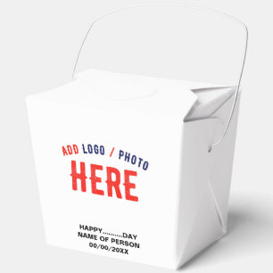 STYLISH MODERN CUSTOMIZABLE WHITE VERIFIED BRANDED FAVOUR BOX
