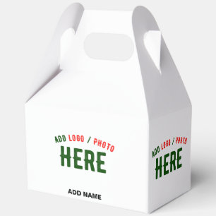 STYLISH MODERN CUSTOMIZABLE WHITE VERIFIED BRANDED FAVOUR BOX
