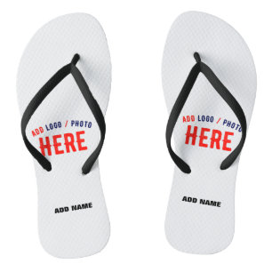 STYLISH MODERN CUSTOMIZABLE WHITE VERIFIED BRANDED FLIP FLOPS