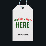 STYLISH MODERN CUSTOMIZABLE WHITE VERIFIED BRANDED GIFT TAGS<br><div class="desc">THIS IS A DESIGN FITTING FOR CUSTOMERS.YOU CAN CHANGE, RESIZE OR ADD LOGO, PHOTO, TEXT AND COLOURS THE WAY YOU LIKE.THANK YOU.</div>