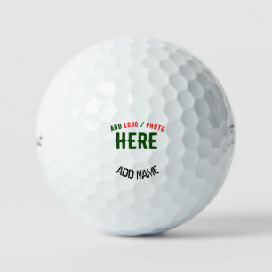 STYLISH MODERN CUSTOMIZABLE WHITE VERIFIED BRANDED GOLF BALLS