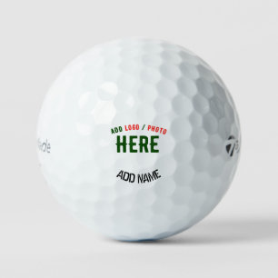 STYLISH MODERN CUSTOMIZABLE WHITE VERIFIED BRANDED GOLF BALLS