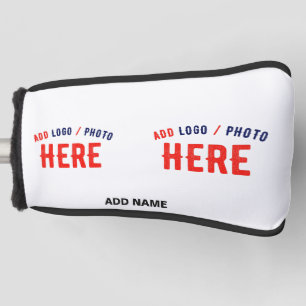 STYLISH MODERN CUSTOMIZABLE WHITE VERIFIED BRANDED GOLF HEAD COVER