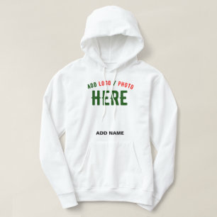 STYLISH MODERN CUSTOMIZABLE WHITE VERIFIED BRANDED HOODIE