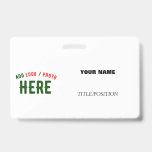 STYLISH MODERN CUSTOMIZABLE WHITE VERIFIED BRANDED ID BADGE<br><div class="desc">THIS IS A DESIGN FITTING FOR EVERYONE.YOU CAN CHANGE, RESIZE OR ADD LOGO, PHOTO, TEXT AND COLOURS THE WAY YOU LIKE.THANK YOU.</div>