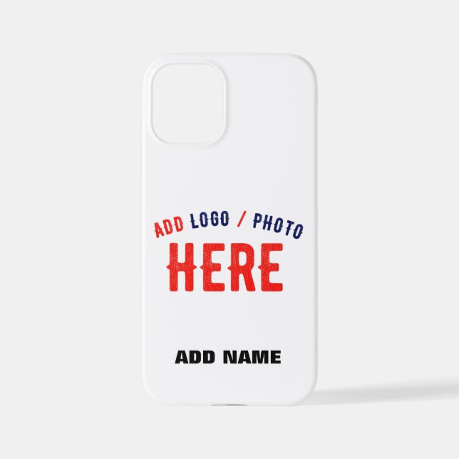 STYLISH MODERN CUSTOMIZABLE WHITE VERIFIED BRANDED iPhone CASE (Back)