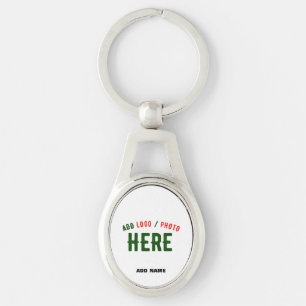 STYLISH MODERN CUSTOMIZABLE WHITE VERIFIED BRANDED KEY RING