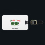 STYLISH MODERN CUSTOMIZABLE WHITE VERIFIED BRANDED LUGGAGE TAG<br><div class="desc">THIS IS A DESIGN FITTING FOR CUSTOMERS.YOU CAN CHANGE, RESIZE OR ADD LOGO, PHOTO, TEXT AND COLOURS THE WAY YOU LIKE.THANK YOU.</div>