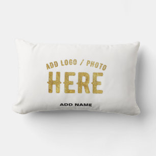 STYLISH MODERN CUSTOMIZABLE WHITE VERIFIED BRANDED LUMBAR CUSHION