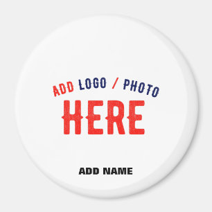 STYLISH MODERN CUSTOMIZABLE WHITE VERIFIED BRANDED MAGNET