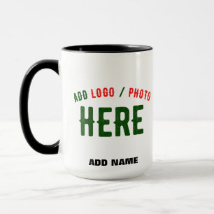 STYLISH MODERN CUSTOMIZABLE WHITE VERIFIED BRANDED MUG