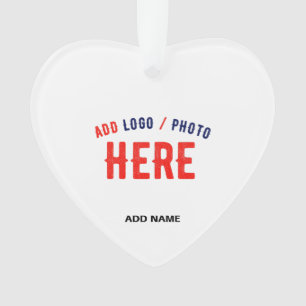 STYLISH MODERN CUSTOMIZABLE WHITE VERIFIED BRANDED ORNAMENT