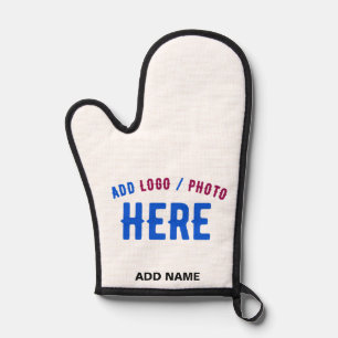 STYLISH MODERN CUSTOMIZABLE WHITE VERIFIED BRANDED OVEN MITT