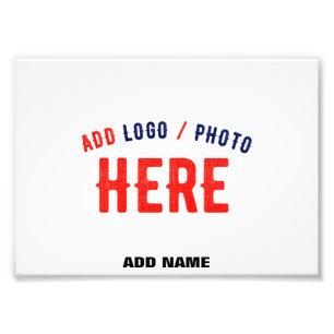 STYLISH MODERN CUSTOMIZABLE WHITE VERIFIED BRANDED PHOTO PRINT