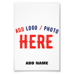 STYLISH MODERN CUSTOMIZABLE WHITE VERIFIED BRANDED PHOTO PRINT