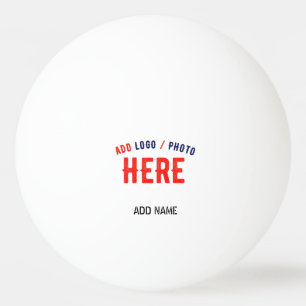 STYLISH MODERN CUSTOMIZABLE WHITE VERIFIED BRANDED PING PONG BALL