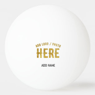 STYLISH MODERN CUSTOMIZABLE WHITE VERIFIED BRANDED PING PONG BALL