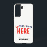 STYLISH MODERN CUSTOMIZABLE WHITE VERIFIED BRANDED SAMSUNG GALAXY CASE<br><div class="desc">THIS IS A DESIGN FITTING FOR EVERYONE.YOU CAN CHANGE, RESIZE OR ADD LOGO, PHOTO, TEXT AND COLOURS THE WAY YOU LIKE.THANK YOU.</div>