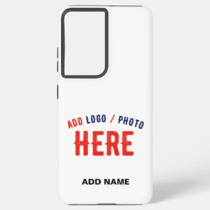 STYLISH MODERN CUSTOMIZABLE WHITE VERIFIED BRANDED SAMSUNG GALAXY CASE