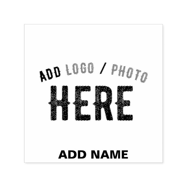 STYLISH MODERN CUSTOMIZABLE WHITE VERIFIED BRANDED SELF-INKING STAMP (Design)