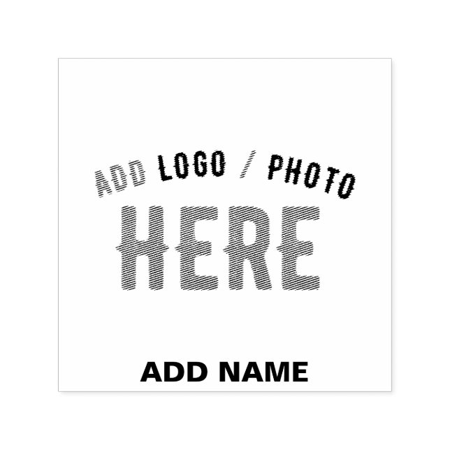STYLISH MODERN CUSTOMIZABLE WHITE VERIFIED BRANDED SELF-INKING STAMP (Design)