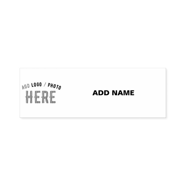 STYLISH MODERN CUSTOMIZABLE WHITE VERIFIED BRANDED SELF-INKING STAMP (Design)