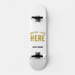STYLISH MODERN CUSTOMIZABLE WHITE VERIFIED BRANDED SKATEBOARD