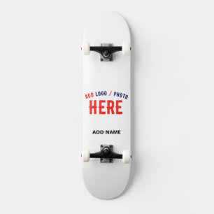 STYLISH MODERN CUSTOMIZABLE WHITE VERIFIED BRANDED SKATEBOARD