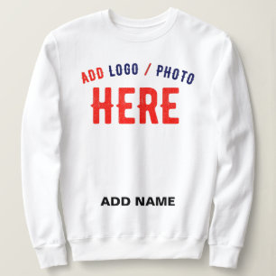 STYLISH MODERN CUSTOMIZABLE WHITE VERIFIED BRANDED SWEATSHIRT