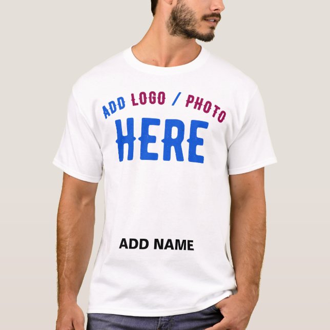 STYLISH MODERN CUSTOMIZABLE WHITE VERIFIED BRANDED T-Shirt (Front)
