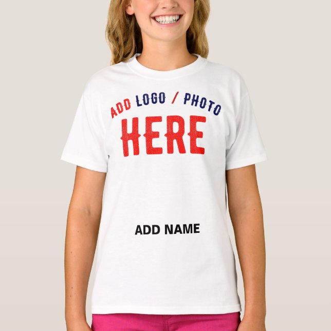 STYLISH MODERN CUSTOMIZABLE WHITE VERIFIED BRANDED T-Shirt (Front)