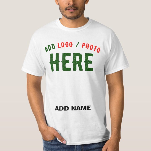 STYLISH MODERN CUSTOMIZABLE WHITE VERIFIED BRANDED T-Shirt (Front)