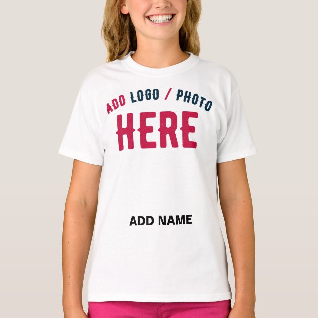 STYLISH MODERN CUSTOMIZABLE WHITE VERIFIED BRANDED T-Shirt (Front)