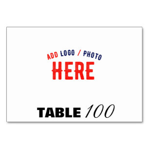 STYLISH MODERN CUSTOMIZABLE WHITE VERIFIED BRANDED TABLE NUMBER
