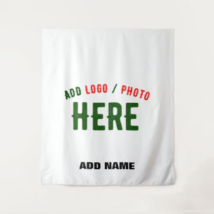 STYLISH MODERN CUSTOMIZABLE WHITE VERIFIED BRANDED TAPESTRY