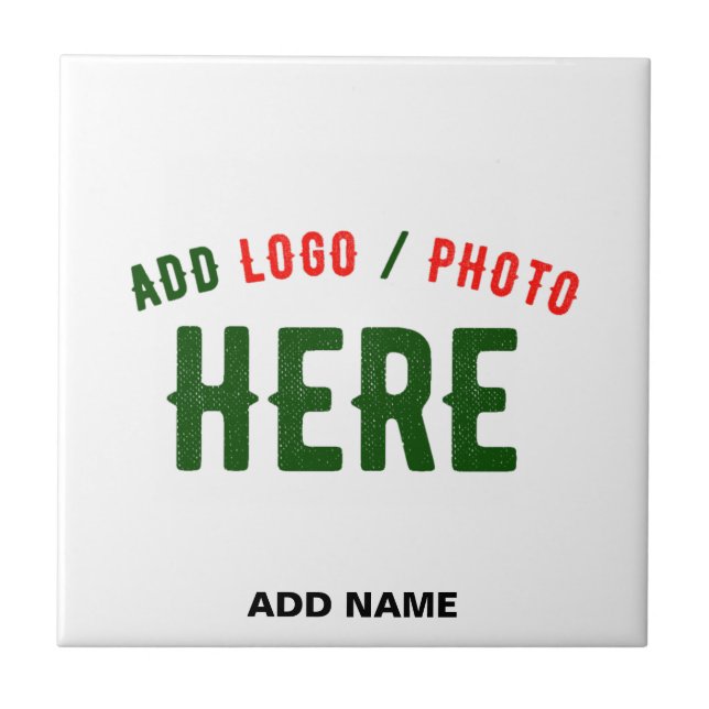 STYLISH MODERN CUSTOMIZABLE WHITE VERIFIED BRANDED TILE (Front)