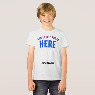 STYLISH MODERN CUSTOMIZABLE WHITE VERIFIED BRANDED Tri-Blend SHIRT