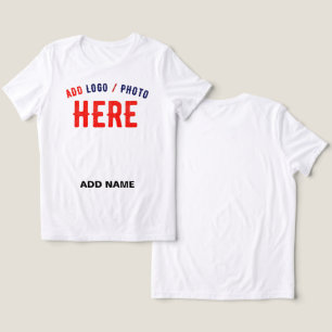 STYLISH MODERN CUSTOMIZABLE WHITE VERIFIED BRANDED Tri-Blend SHIRT