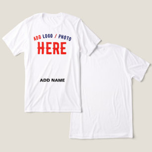 STYLISH MODERN CUSTOMIZABLE WHITE VERIFIED BRANDED Tri-Blend SHIRT
