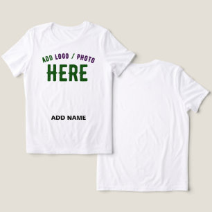 STYLISH MODERN CUSTOMIZABLE WHITE VERIFIED BRANDED Tri-Blend SHIRT