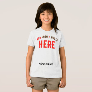 STYLISH MODERN CUSTOMIZABLE WHITE VERIFIED BRANDED Tri-Blend SHIRT