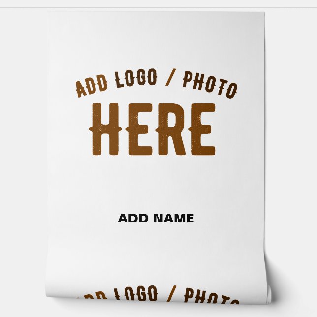 STYLISH MODERN CUSTOMIZABLE WHITE VERIFIED BRANDED WALLPAPER (Unrolling)