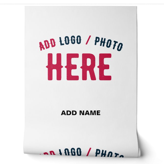 STYLISH MODERN CUSTOMIZABLE WHITE VERIFIED BRANDED WALLPAPER (Unrolling)