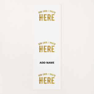 STYLISH MODERN CUSTOMIZABLE WHITE VERIFIED BRANDED YOGA MAT